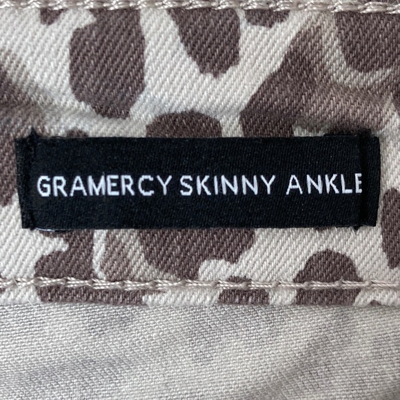 Nine West 14 Leopard Print Gramercy Skinny Ankle Jeans Pants - Picture 5 of 16